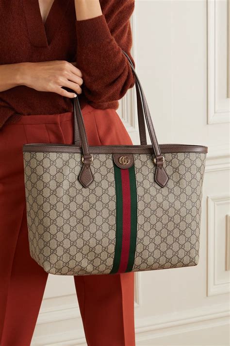 gucci canvas art|gucci coated canvas tote.